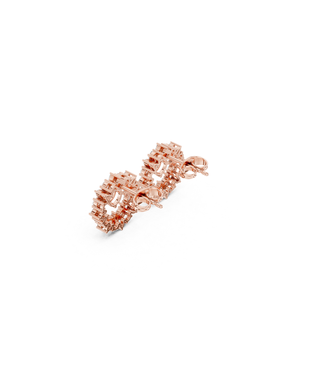 Round Shape Diamond Earring6