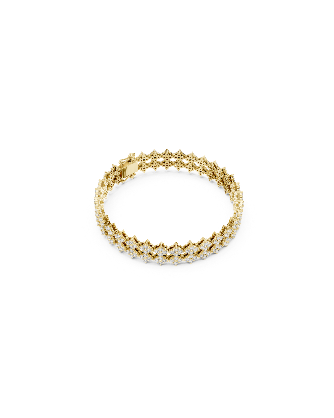 Round Shape Lab Grown Diamond Bracelet