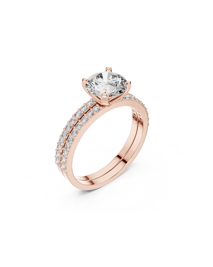 Round Shape Lab Grown Diamond Ring