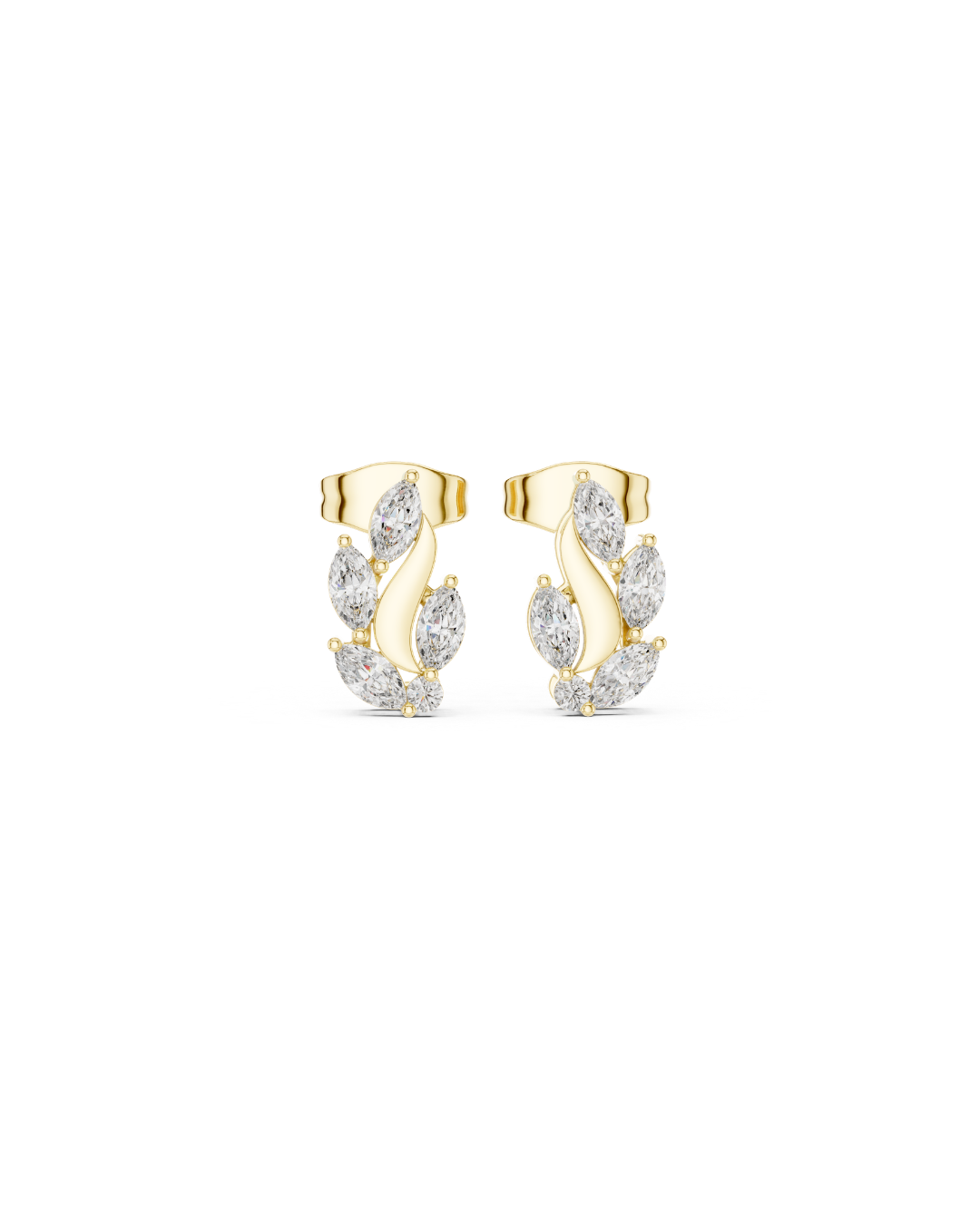 Maequise Shape Diamond Earring1