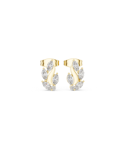 Maequise Shape Diamond Earring1
