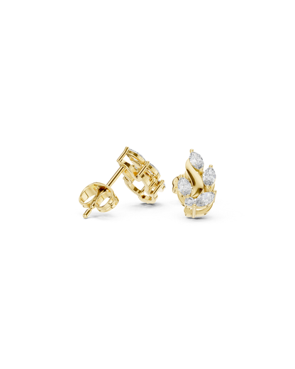 Maequise Shape Diamond Earring1