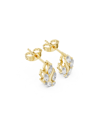 Maequise Shape Diamond Earring1