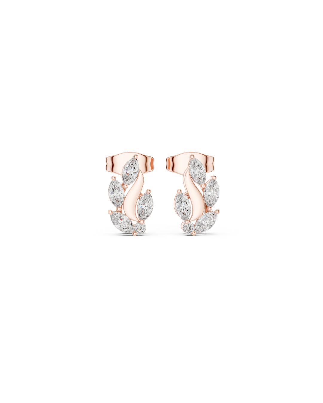 Maequise Shape Diamond Earring1