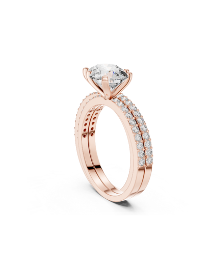 Round Shape Lab Grown Diamond Ring