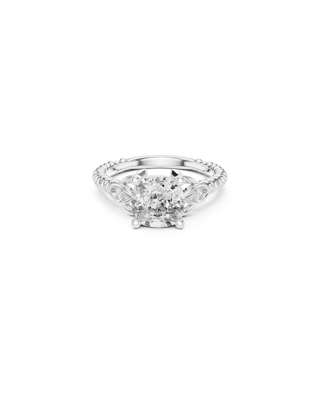 Cushain Shape Lab Grown Diamond Ring