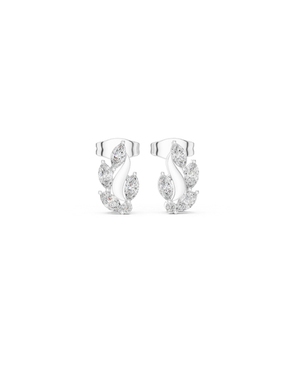 Maequise Shape Diamond Earring1