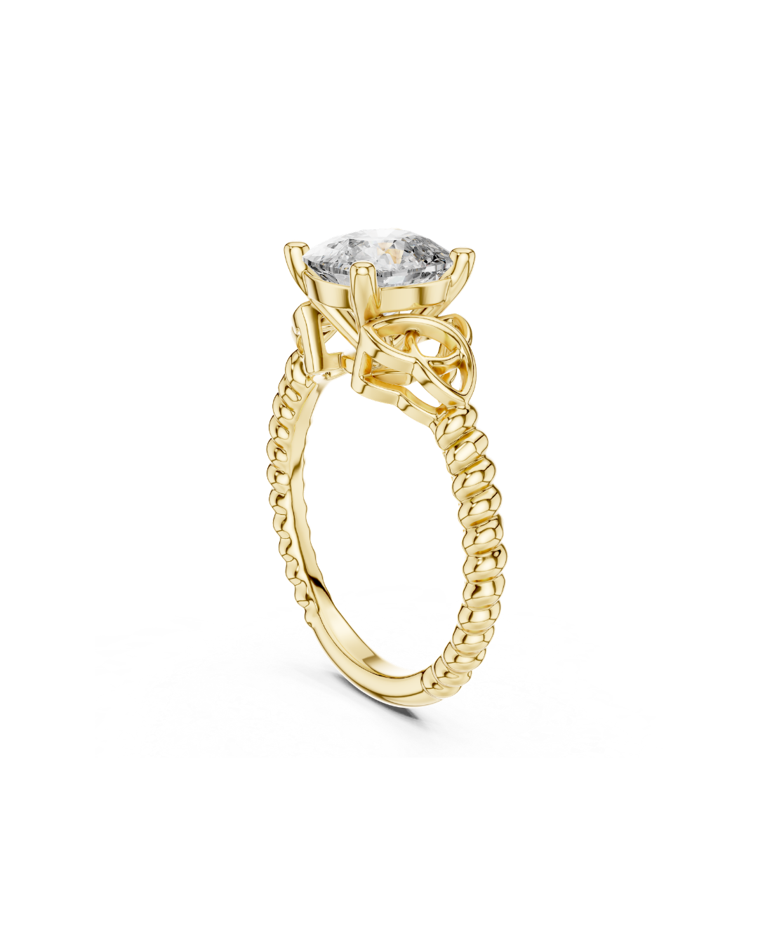 Cushain Shape Lab Grown Diamond Ring