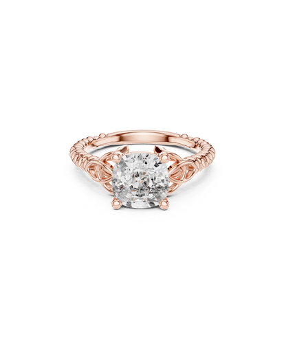 Cushain Shape Lab Grown Diamond Ring