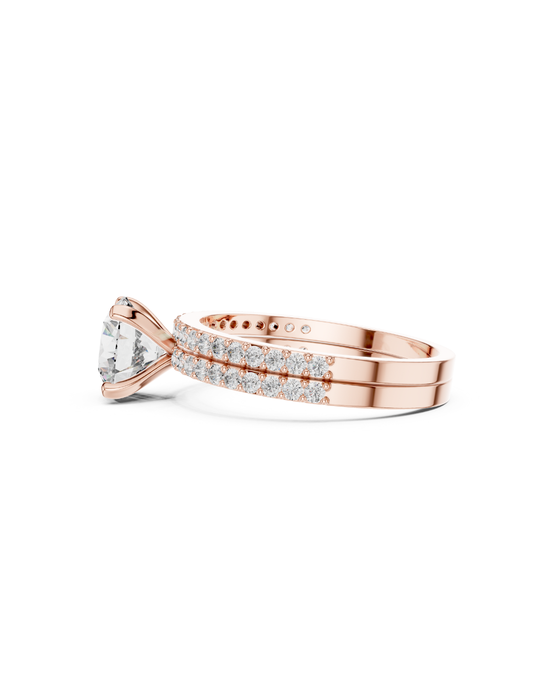 Round Shape Lab Grown Diamond Ring