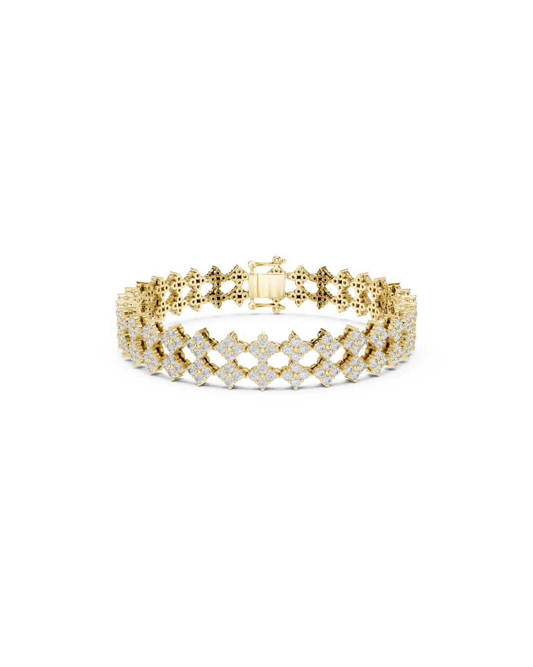 Round Shape Lab Grown Diamond Bracelet
