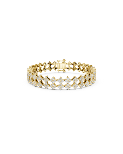 Round Shape Lab Grown Diamond Bracelet