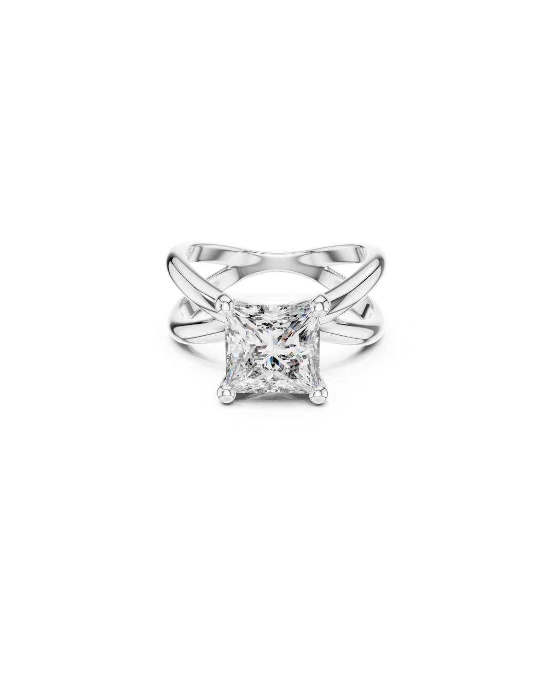 Princess Shape Lab Grown Diamond Ring