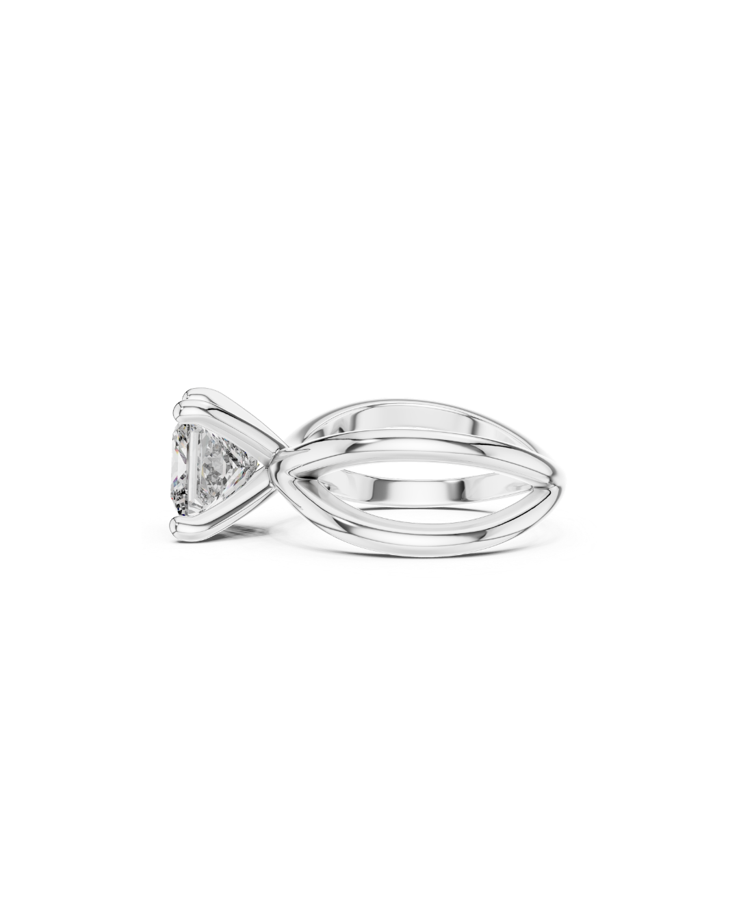 Princess Shape Lab Grown Diamond Ring