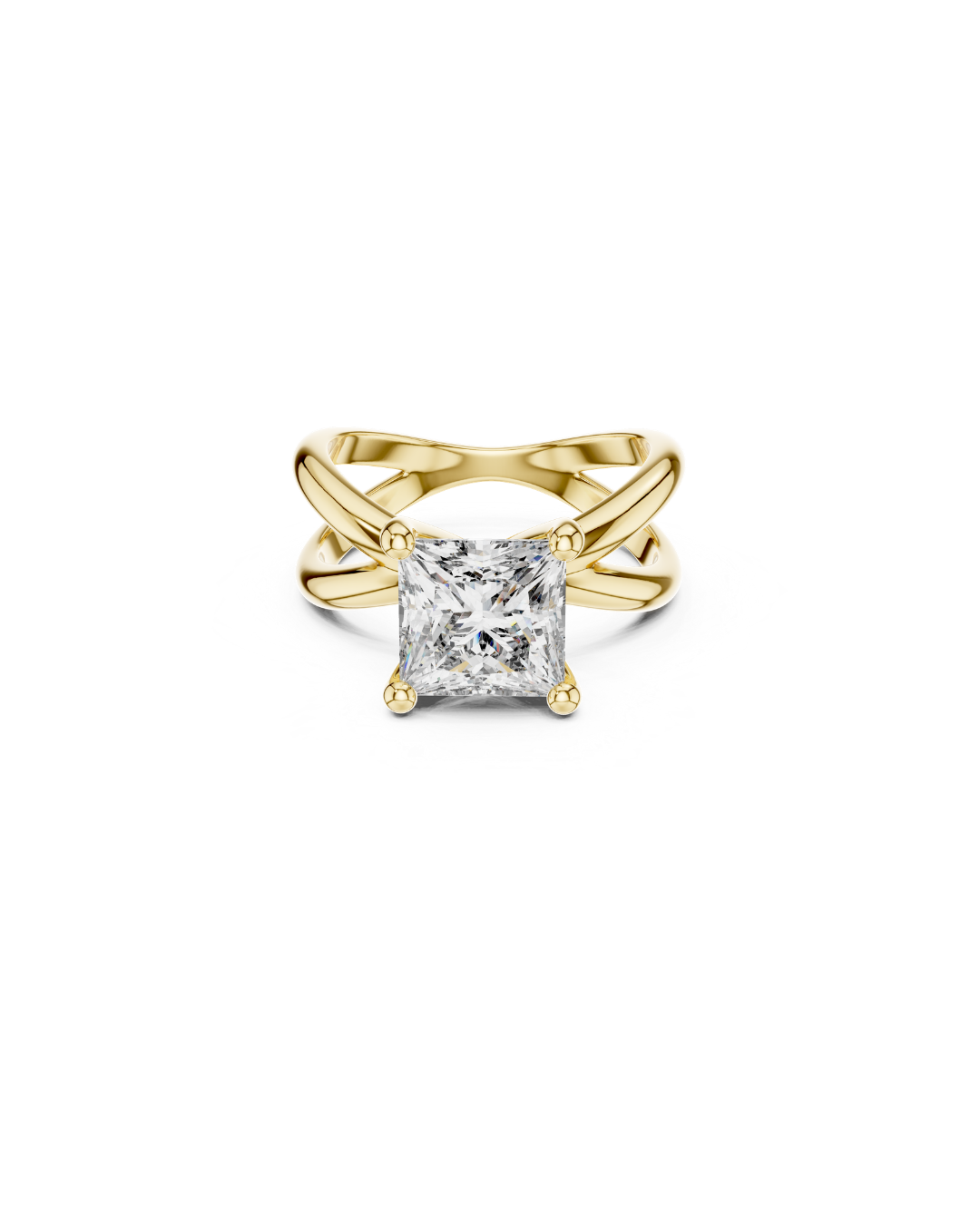 Princess Shape Lab Grown Diamond Ring