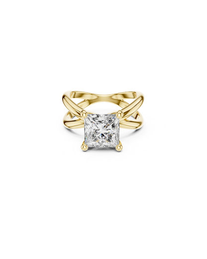 Princess Shape Lab Grown Diamond Ring