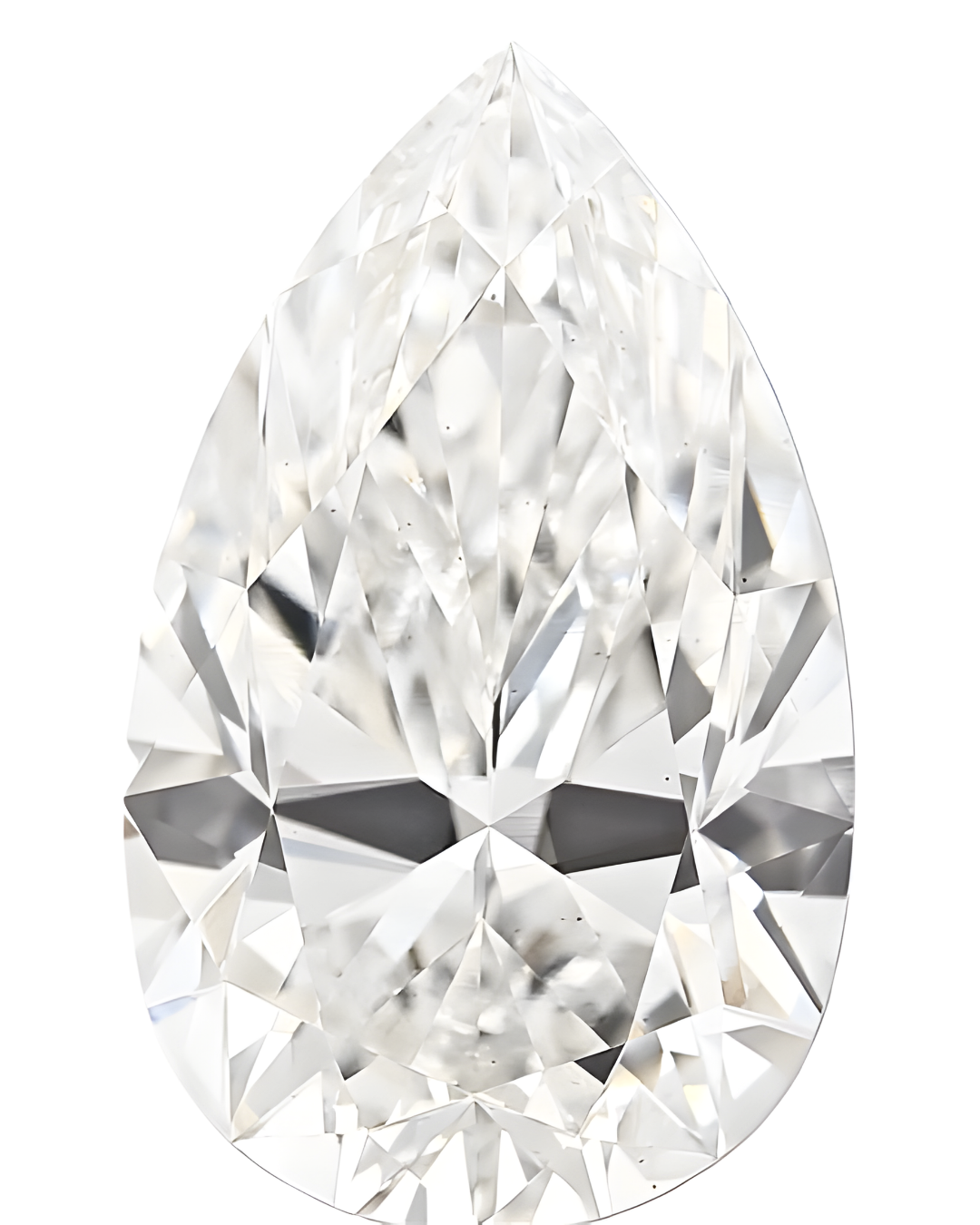10.01 Carat G VS2 Pear Lab Diamond