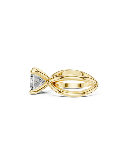Princess Shape Lab Grown Diamond Ring