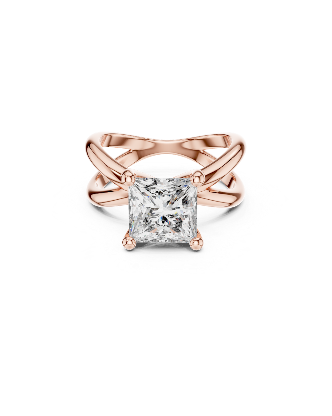 Princess Shape Lab Grown Diamond Ring
