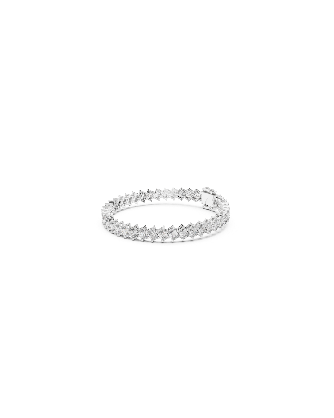 Round Shape Lab Grown Diamond Bracelet