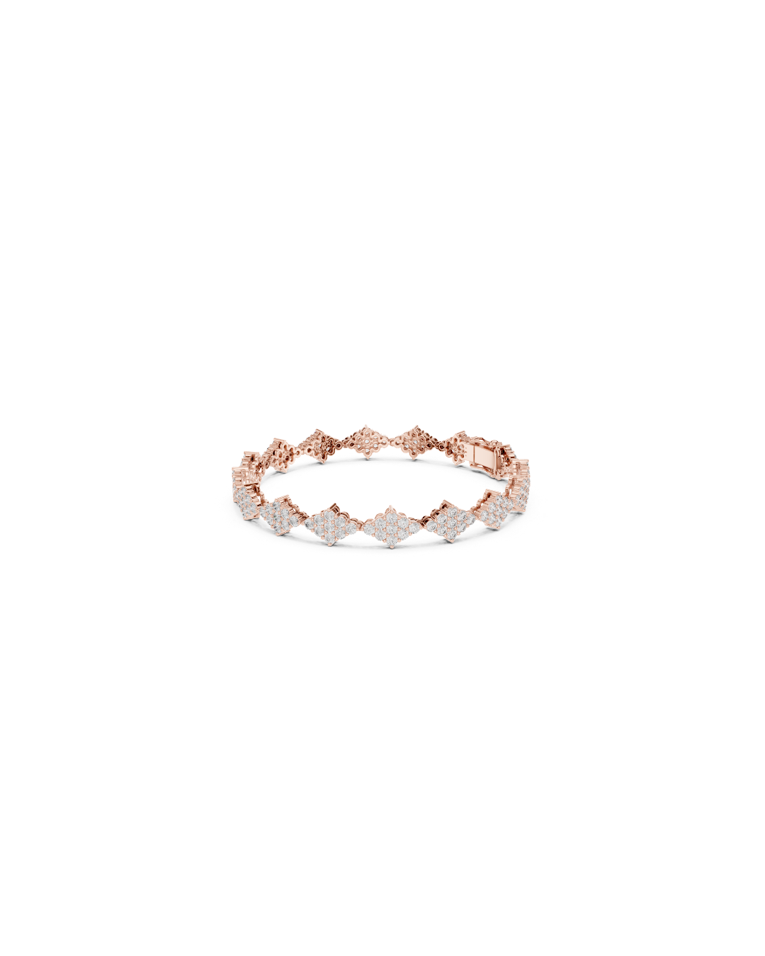 Round Shape Lab Grown Diamond Bracelet