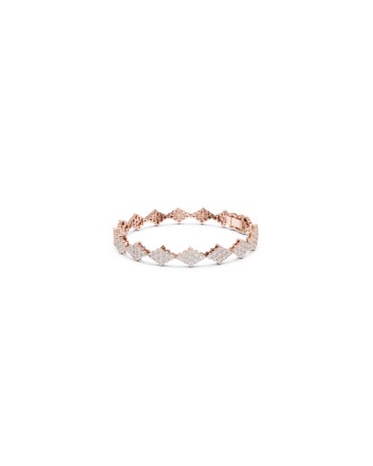 Round Shape Lab Grown Diamond Bracelet