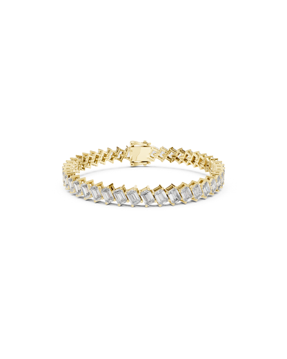 Round Shape Lab Grown Diamond Bracelet