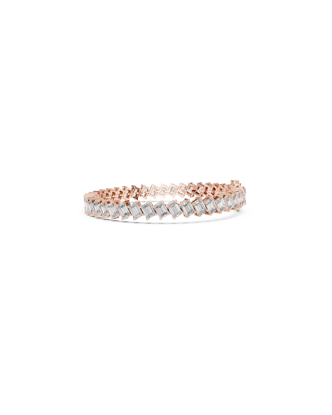 Round Shape Lab Grown Diamond Bracelet