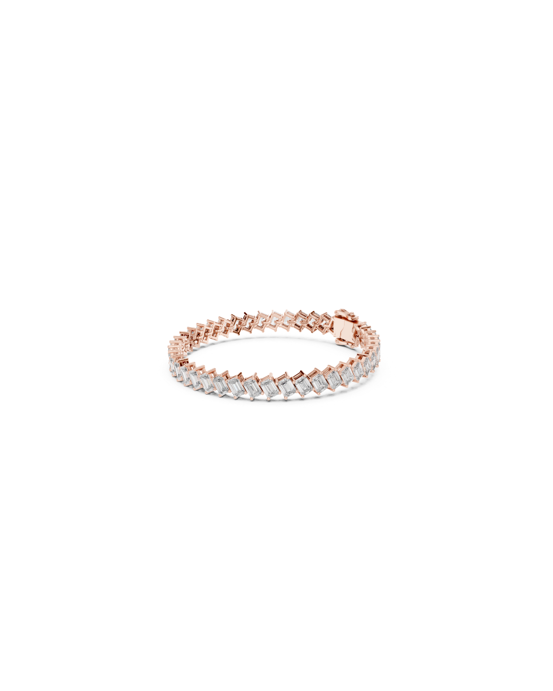 Round Shape Lab Grown Diamond Bracelet