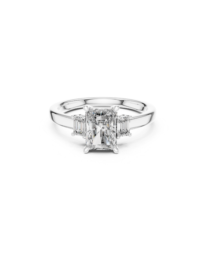 Radiant Shape Lab Grown Diamond Ring