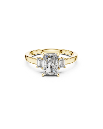 Radiant Shape Lab Grown Diamond Ring