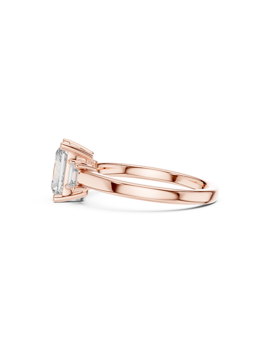 Radiant Shape Lab Grown Diamond Ring