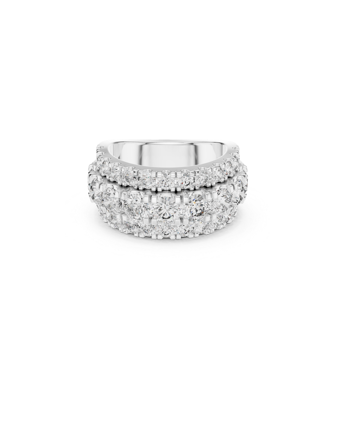 Round Shape Lab Grown Diamond Ring