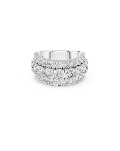 Round Shape Lab Grown Diamond Ring