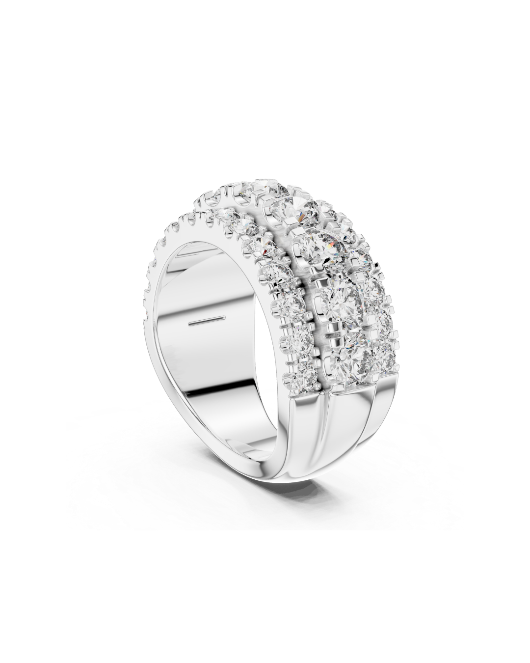 Round Shape Lab Grown Diamond Ring