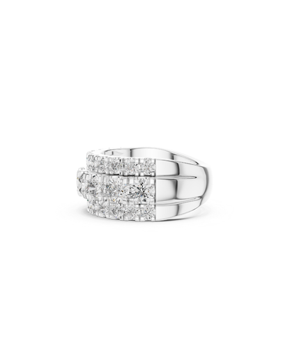 Round Shape Lab Grown Diamond Ring