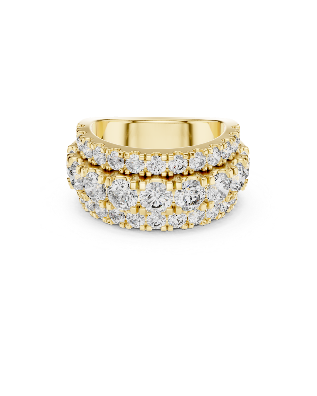 Round Shape Lab Grown Diamond Ring