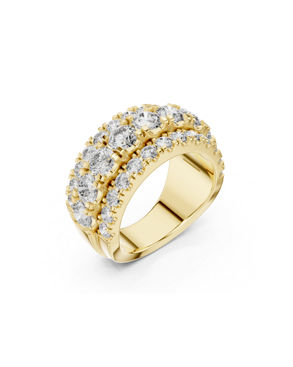 Round Shape Lab Grown Diamond Ring