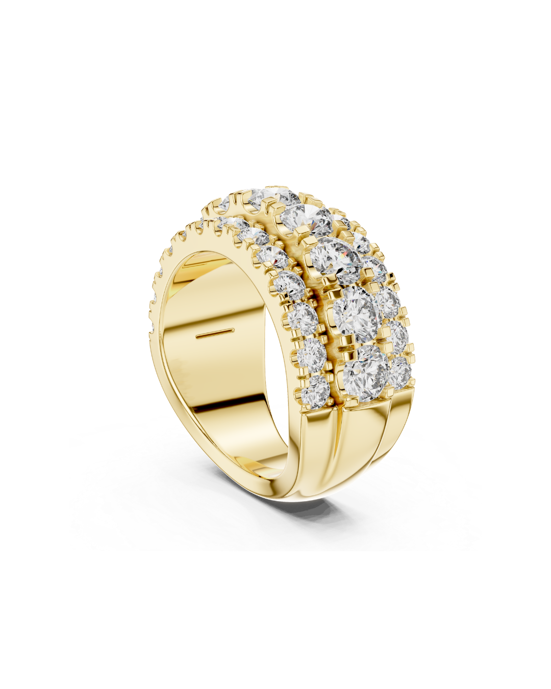 Round Shape Lab Grown Diamond Ring
