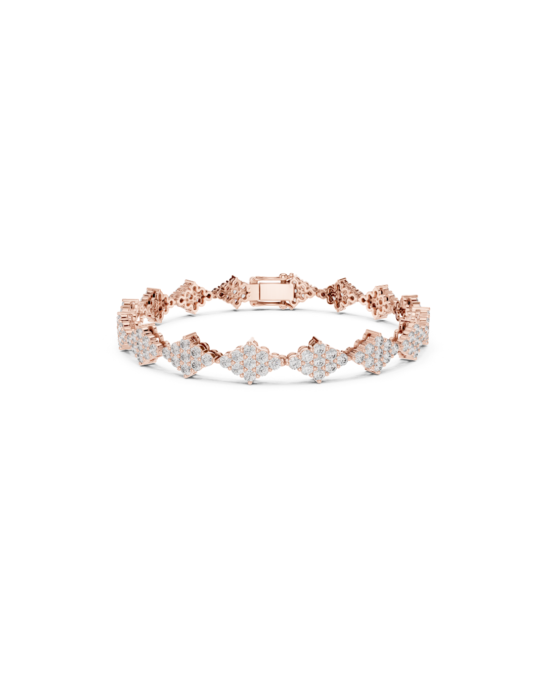 Round Shape Lab Grown Diamond Bracelet
