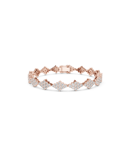 Round Shape Lab Grown Diamond Bracelet