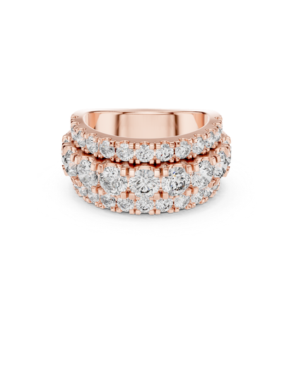 Round Shape Lab Grown Diamond Ring