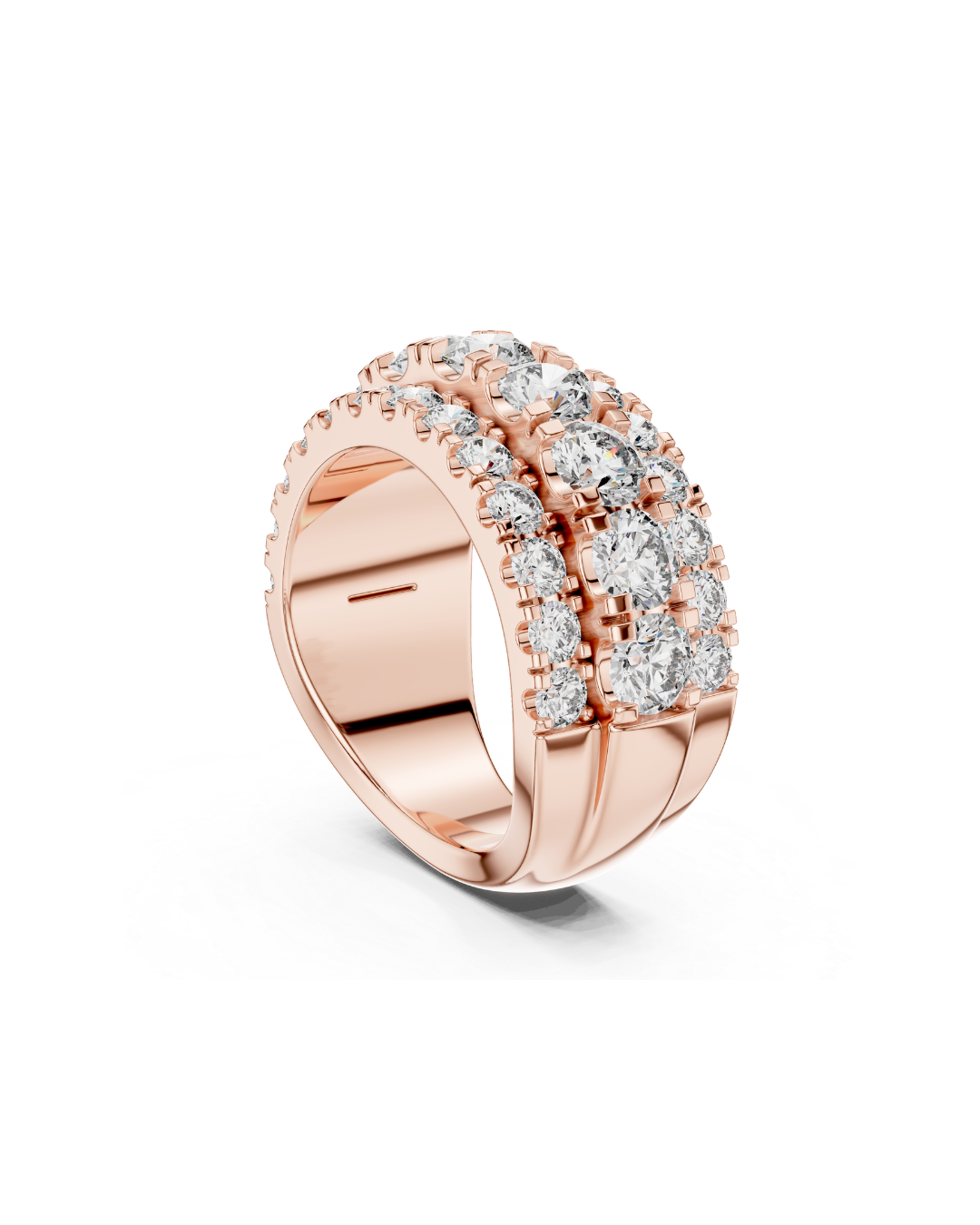 Round Shape Lab Grown Diamond Ring