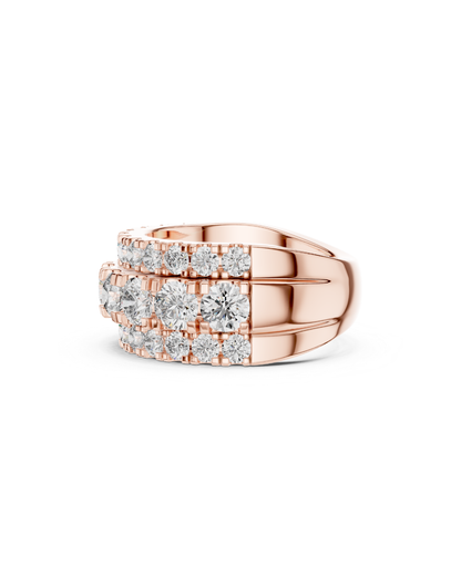 Round Shape Lab Grown Diamond Ring