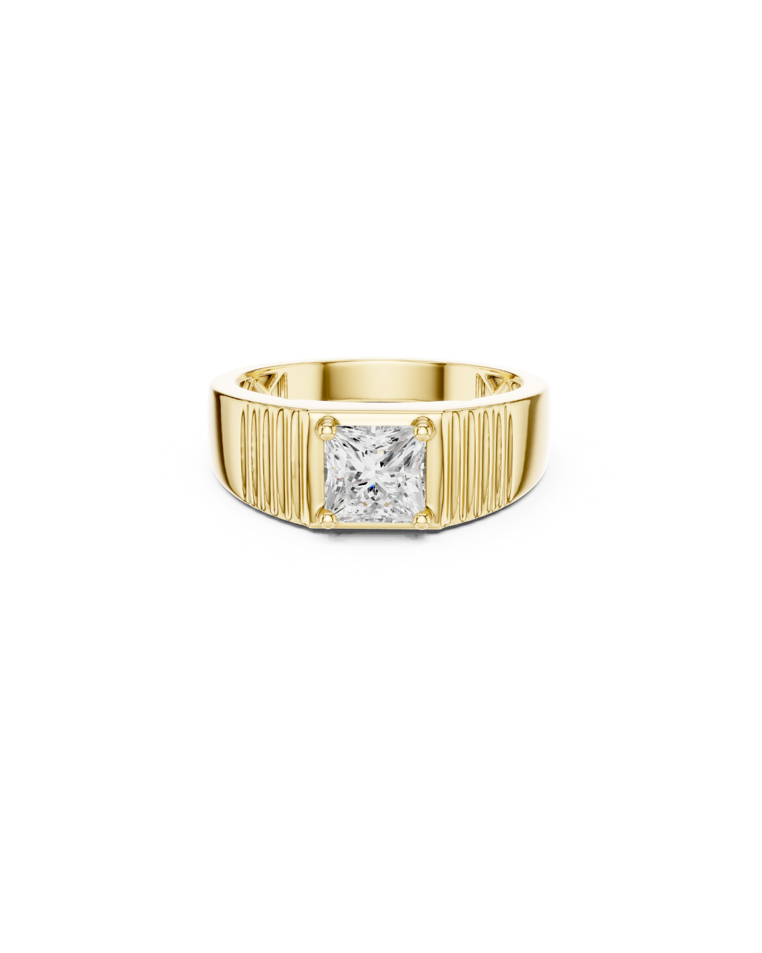 Princess Shape 0.80 CT.Diamond Ring