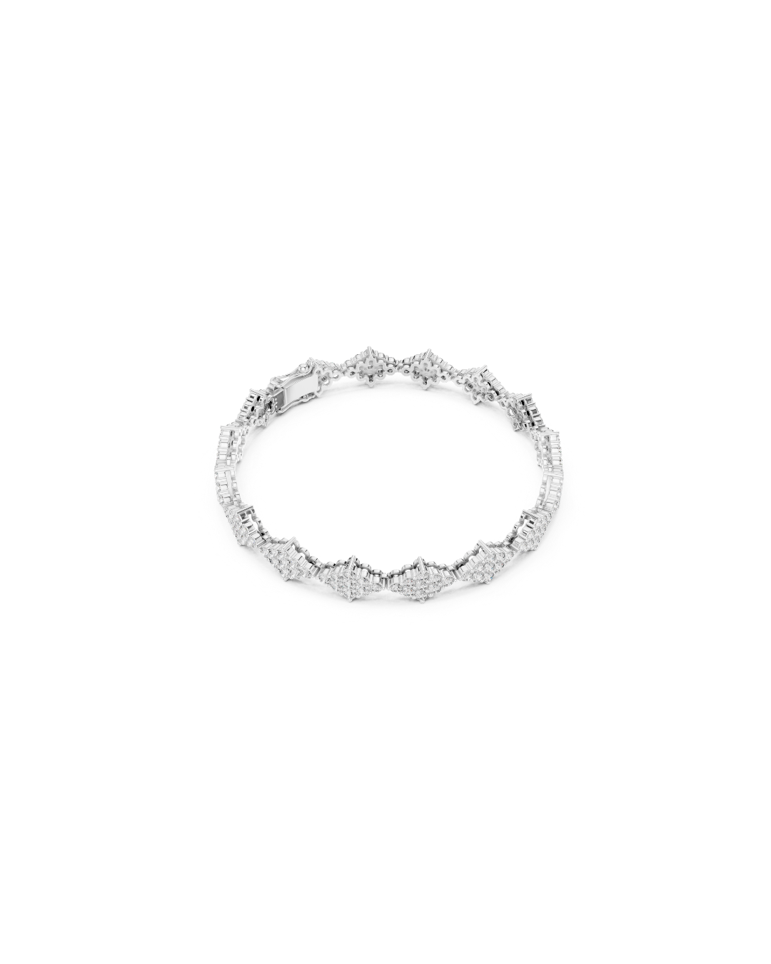 Round Shape Lab Grown Diamond Bracelet