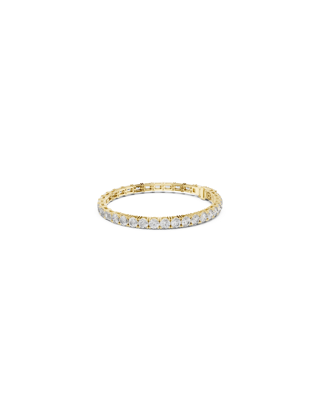 Round - emerald Mix Lab Grown Diamond Bracelet