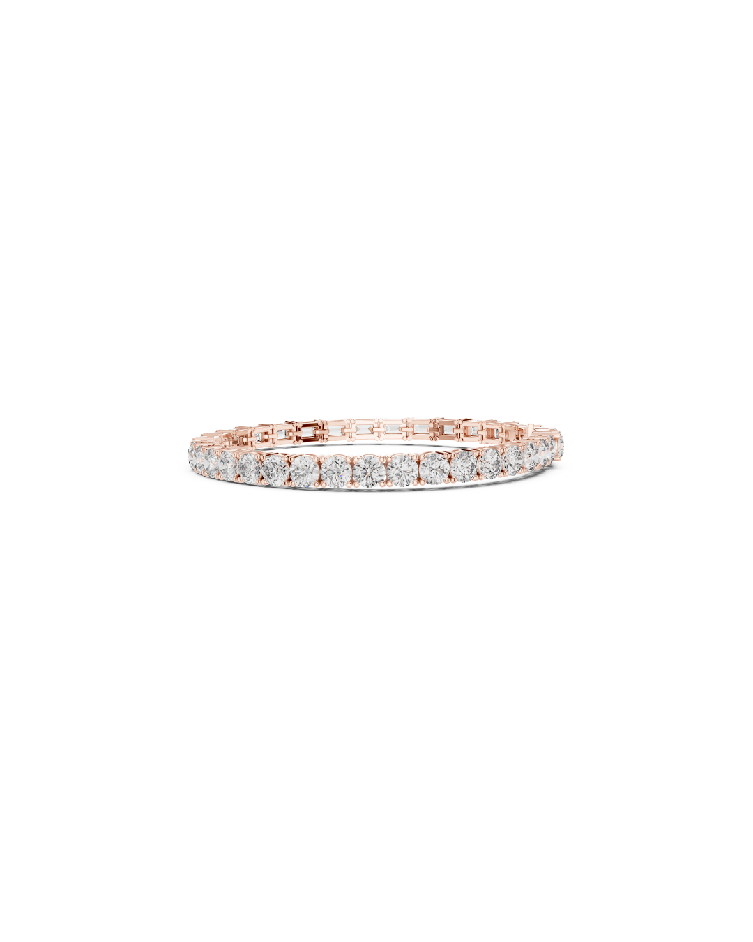 Round - emerald Mix Lab Grown Diamond Bracelet