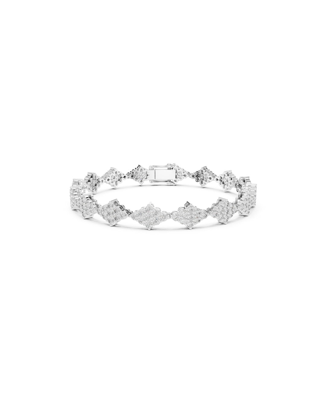 Round Shape Lab Grown Diamond Bracelet