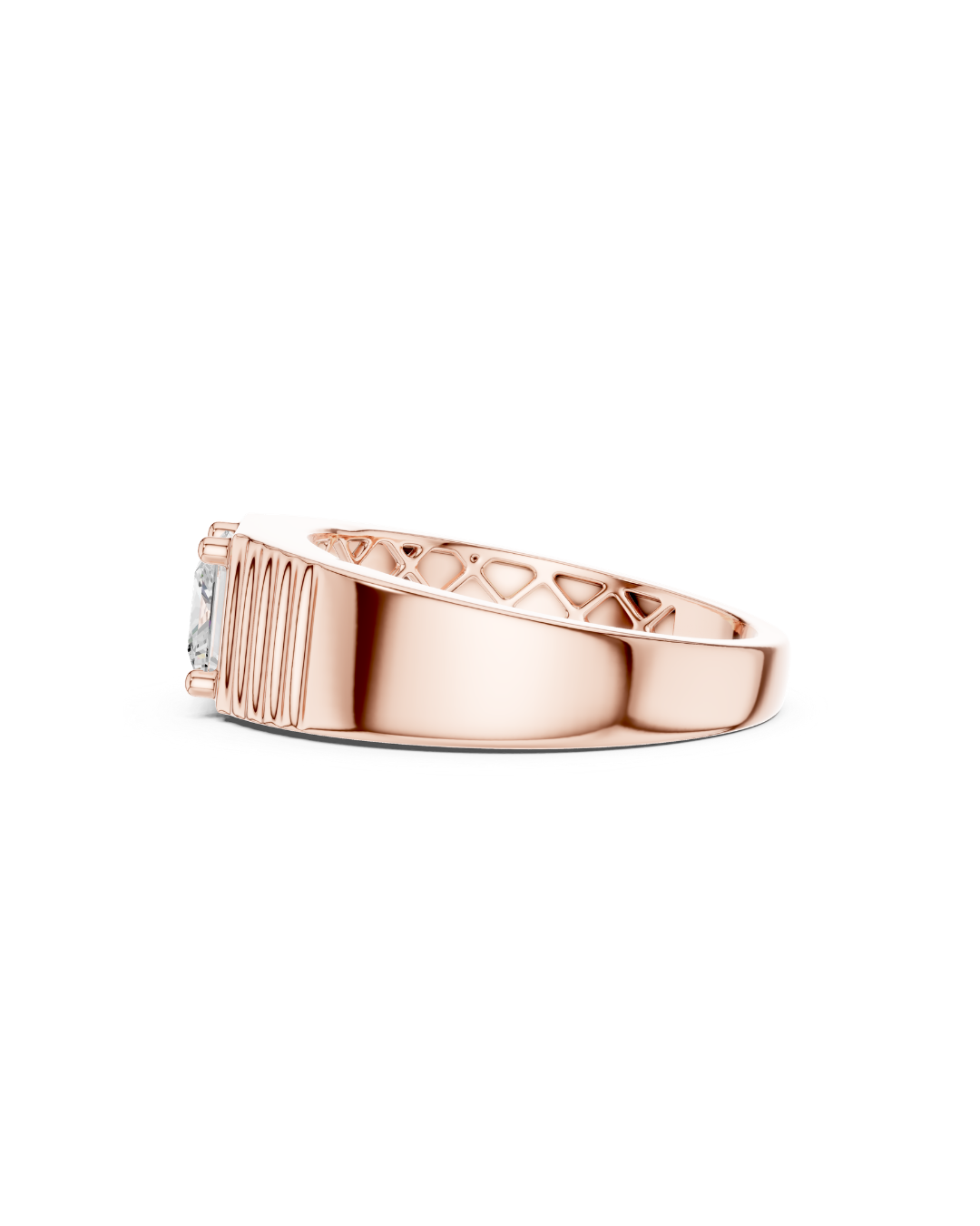 Princess Shape 0.80 CT.Diamond Ring